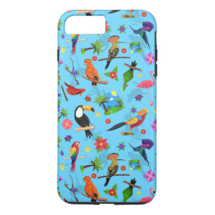 Toucan Flamingo And Arara Seamless Birds Pattern Case-Mate iPhone Case