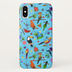 Toucan Flamingo And Arara Seamless Birds Pattern Case-Mate iPhone Case