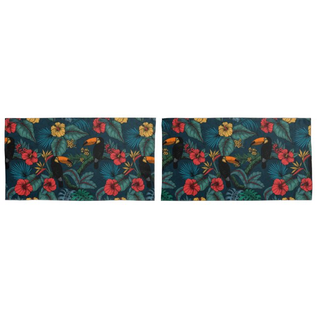 Toucan garden 2 pillowcase (Front-Set)