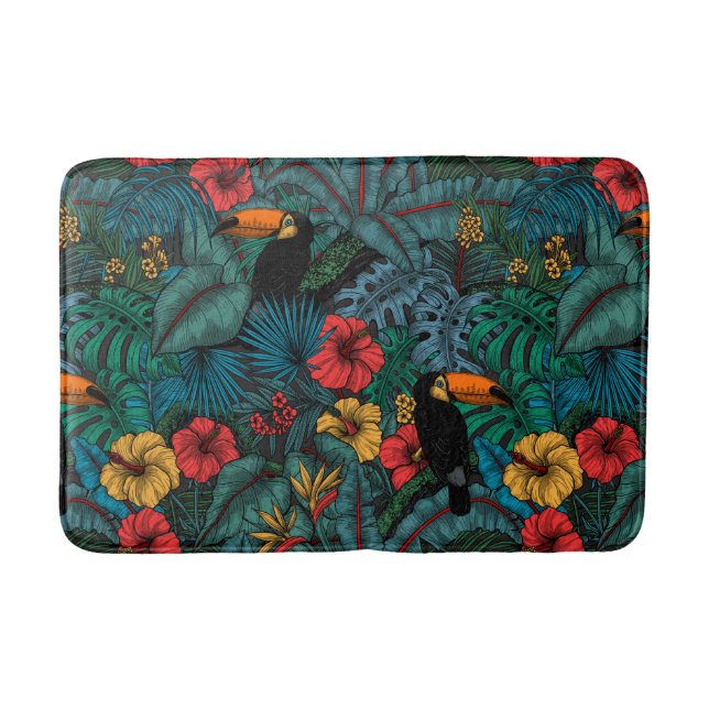 Toucan garden bath mat (Front)