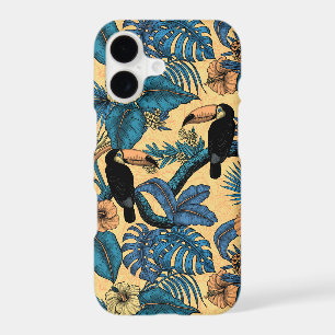 Toucan garden in yellow and blue