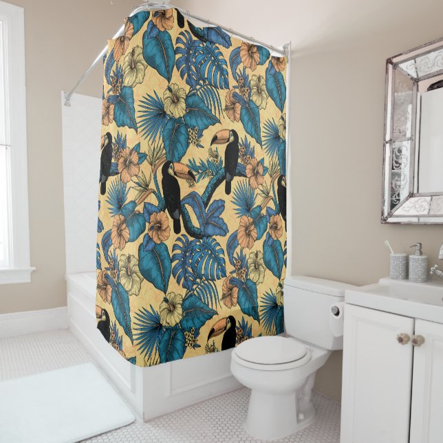Toucan garden in yellow and blue (In Situ)