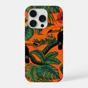 Toucan garden iPhone 15 pro case