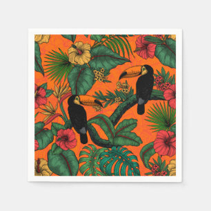 Toucan garden napkin