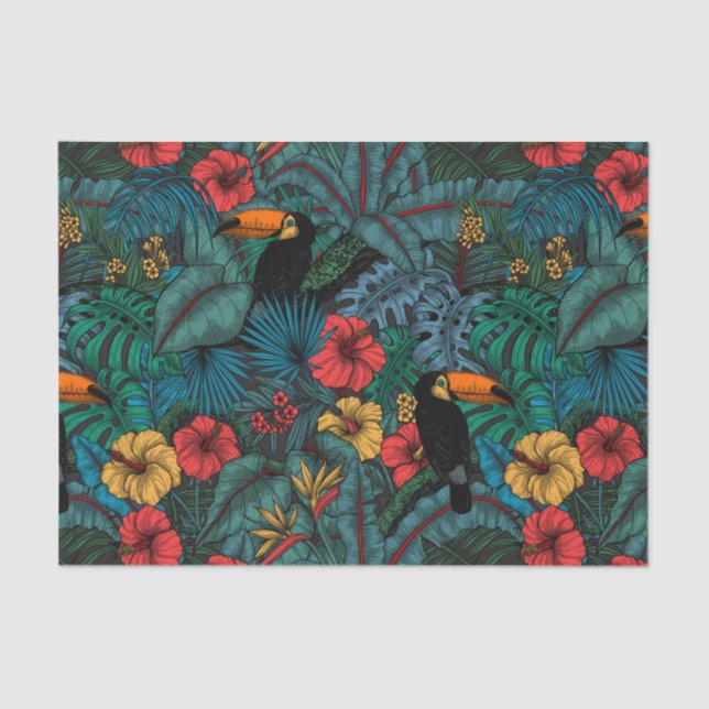 Toucan garden tissue paper (Front)