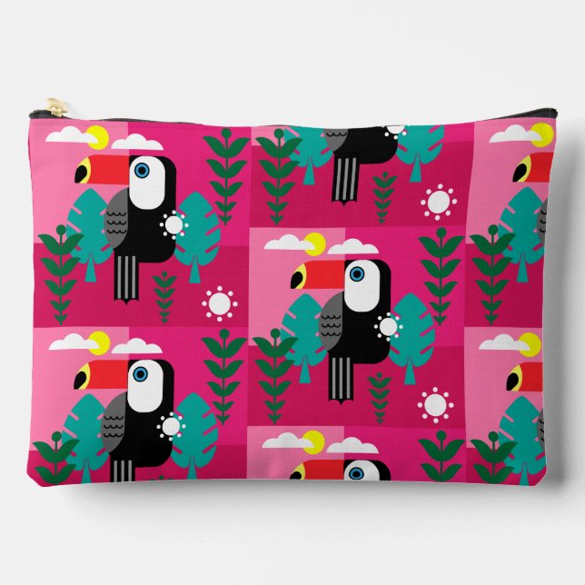 Toucan Gift Accessory Pouch (Front)