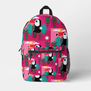 Toucan Gift Printed Backpack