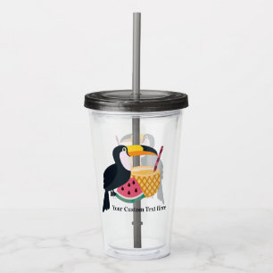 Toucan Illustration tumblers