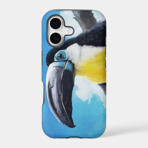 Toucan in Misty Air digital tropical bird painting
