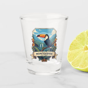 Toucan in Monteverde Cloud Forest Costa Rica Shot Glass