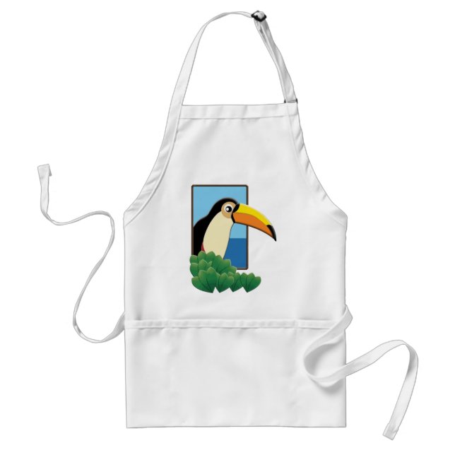 Toucan in the Window Standard Apron (Front)