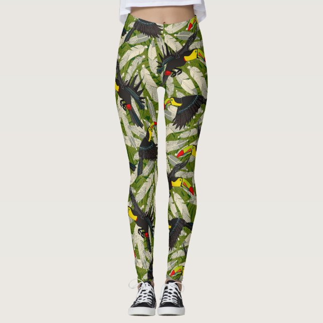 toucan jungle leggings (Front)
