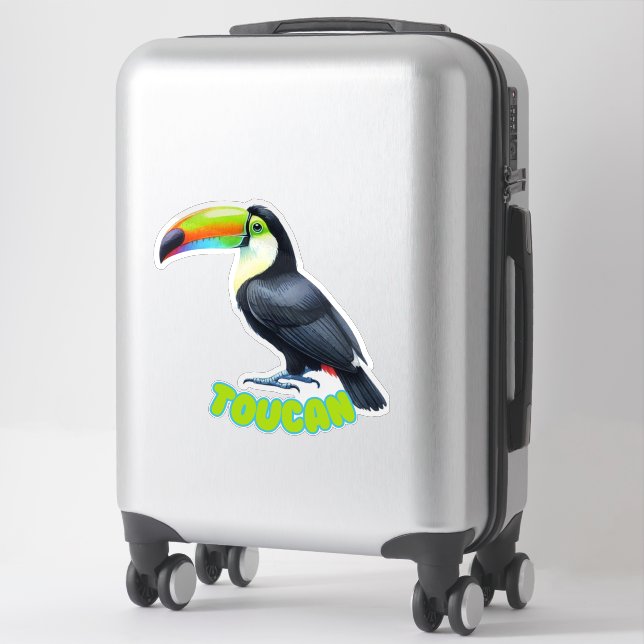 TOUCAN - NURSERY STICKER (Suitcase)