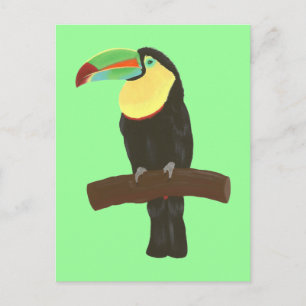 Toucan Painting by CherylsArt Postcard