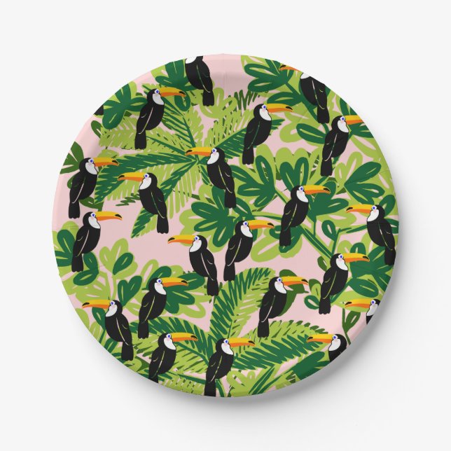 Toucan Paper Plates (Front)