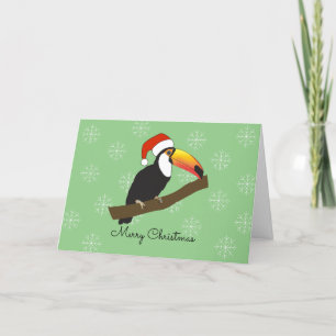 Toucan Snowflakes Christmas Holiday Card