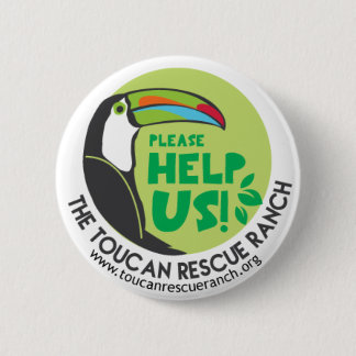 Toucan Support Badge 2 Inch Round Button