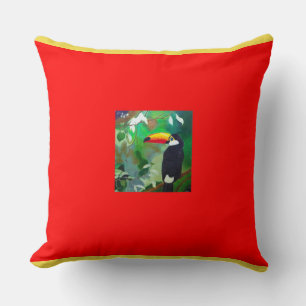 Toucan Throw Pillow