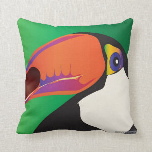 TOUCAN THROW PILLOW