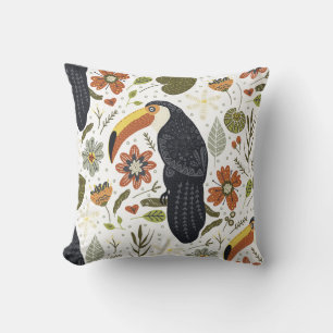 Toucan Throw Pillow