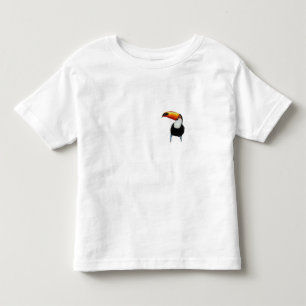 Toucan Toddler Fine Jersey T-Shirt, White T-shirt
