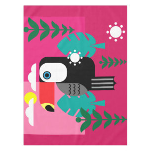 Toucan Tropical Bird Lovers Tablecloth