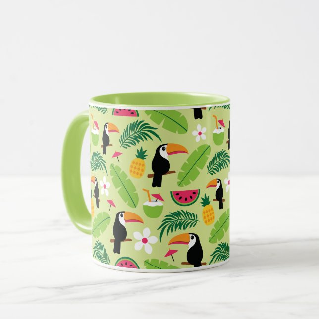Toucan Tropical Summer Mug (Front Left)