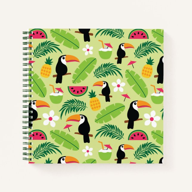 Toucan Tropical Summer Notebook (Front)