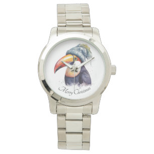 Toucan Winter Vibes, custom Watch
