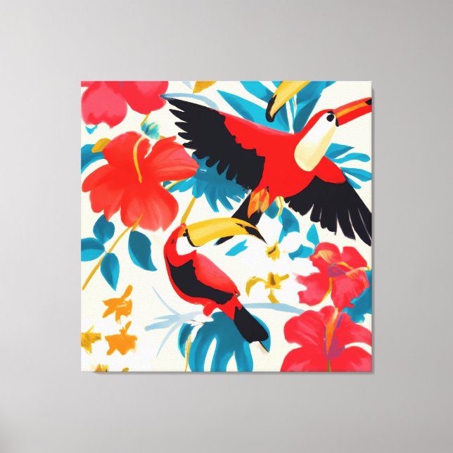 Toucans can! canvas print (Front)