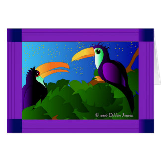 Toucans dans le paradis par Debbie Jensen