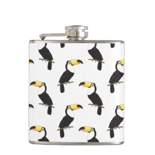 Toucans Hip Flask