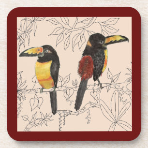 Toucans on a Coaster Set