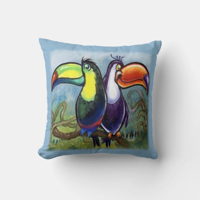 Toucans Pillow (Front)