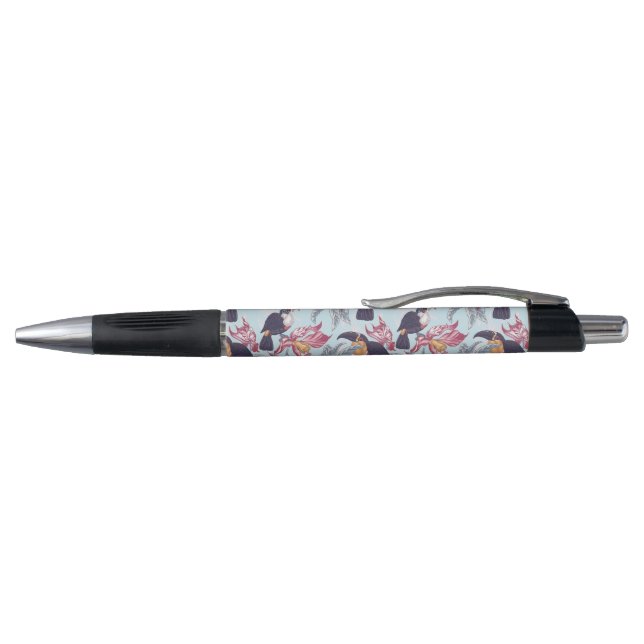 Toucans With Exotic Flowers Pen (Top)