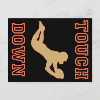 Touch Down in Green Postcard