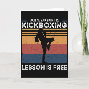 Touch Me And Your First Kickboxing Lesson Is Free  Card