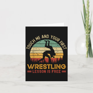 Touch Me And Your First Wrestling Lesson Is Free  Card
