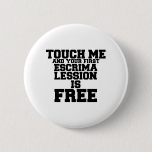 TOUCH ME AND YOUR FIRST WRITES LESSION IS FREE 2 INCH ROUND BUTTON
