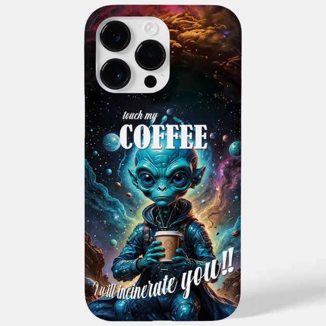 Touch My Coffee Case-Mate iPhone Case (Back)