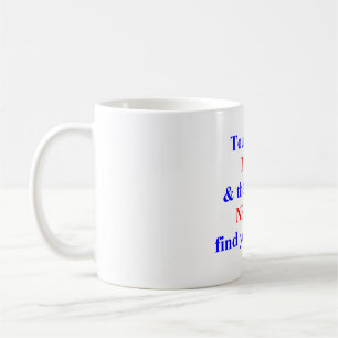 touch my tea coffee mug