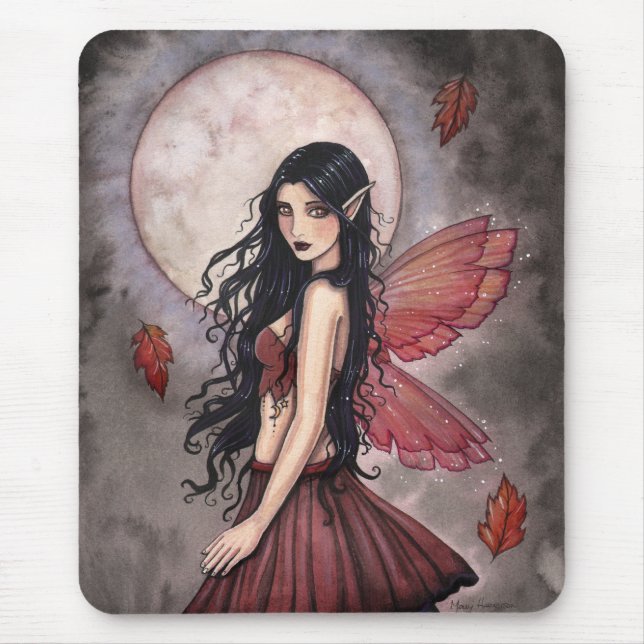 Touch of Autumn Fairy Mousepad (Front)