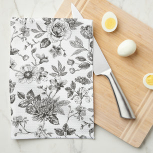 Touch of Elegance Garden Toile Kitchen Towel