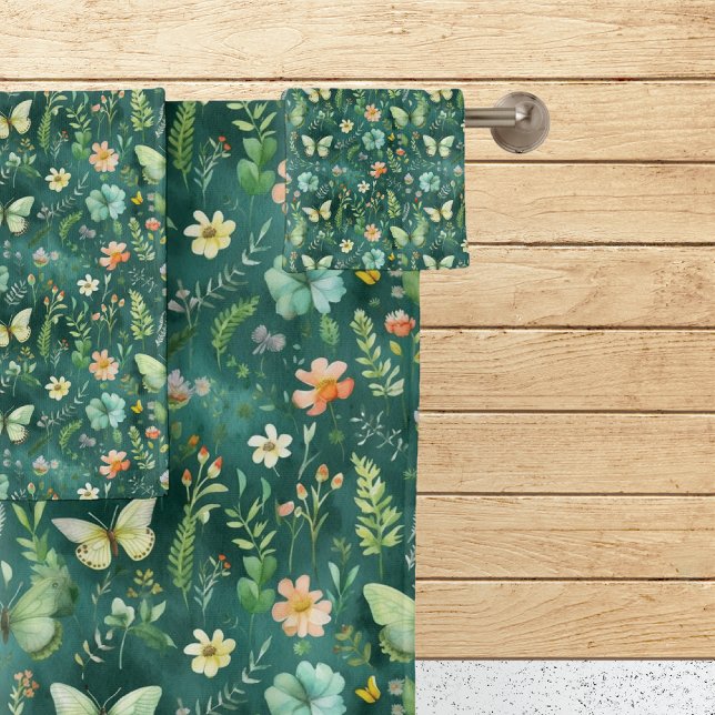 Touch of Nature Butterfly Bath Towel Set (Creator Uploaded)