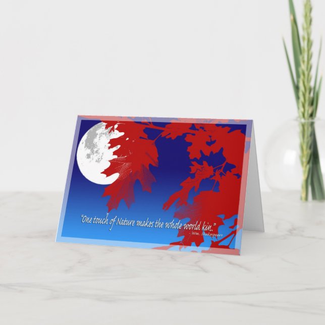 Touch of Nature Holiday Card (Front)