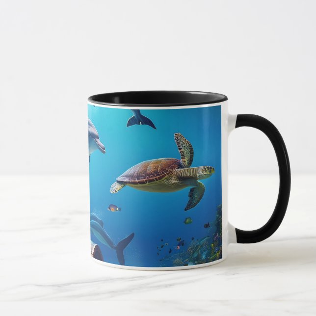 Touch of ocean mug (Right)