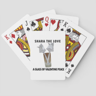 Touch of Romance: A Peaceful Valentine's Day Playing Cards