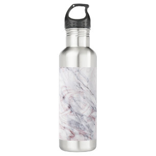 Touch of Rose White & Grey Marble Swirl Chic Trend 710 Ml Water Bottle