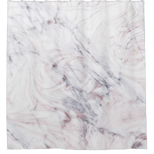 Touch of Rose White Grey Marble Swirl Chic Trendy