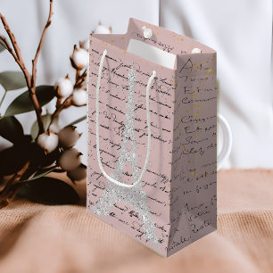 Touch of Silver 2 Eiffel Tower Small Gift Bag